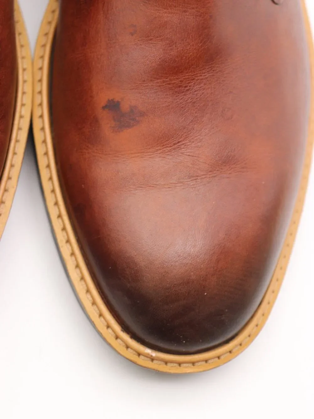 ECCO ST.1 Hybrid Men’s Size EU 47 Plain Toe Derby Shoes Smooth Brown Leather
